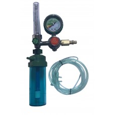 Y-006М(DIN) "Medyka" oxygen humidifier with flowmeter and manometer